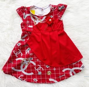 Dress anak 1234 merah