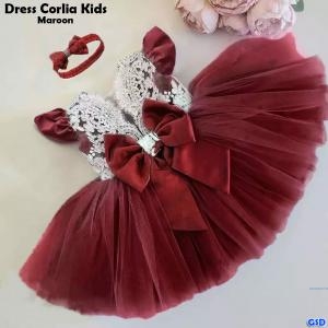 Dress Kids Corlia Maroon