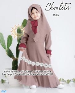 Gamis Cherlita grey