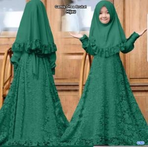 Gamis Dhea brukat coksu