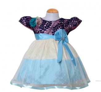 Dress Kids Melodi pink biru