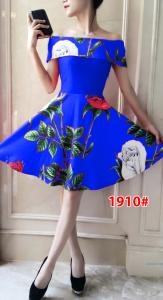 Dress import 1910 merah