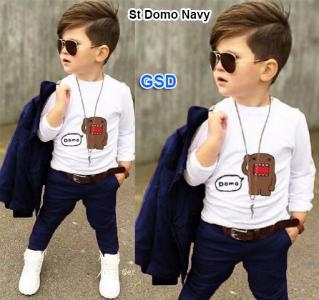 Setelan domo navy