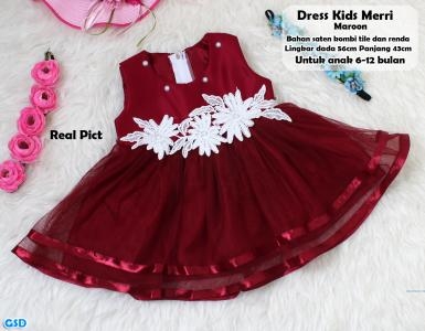 Dress Kids Merri Maroon