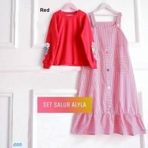 Set Alyla 2in1 Kids hitam