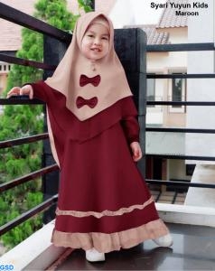 Syari yuyun kids maroon