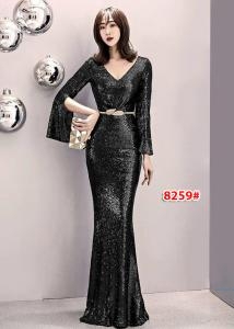 Longdress import 8259 hitam