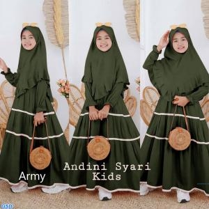 Andini Syari Kids Maroon