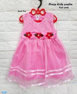 Dress kids yeslin soft pink