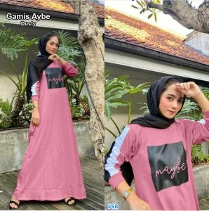 Gamis Aybe maroon