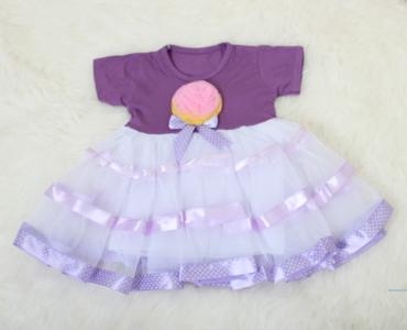 Dress kids nora ungu