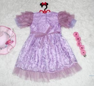 Dress Anak Yeni Ungu