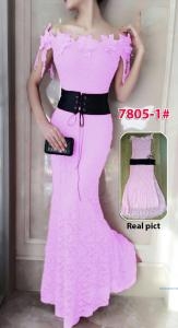 Longdress import 7805-1 soft pink