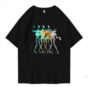 Hi VABA Oversized Shadow Skeleton Tshirt | Kaos Streetwear Unisex Tee