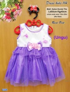 Dress anak 114 ungu