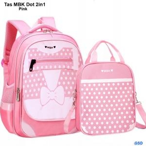 Tas Mbk dot 2in1 pink