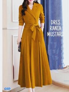 Dress rania mustard