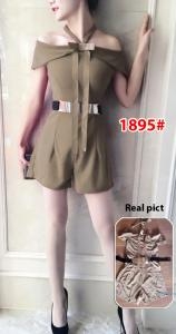 Jumpsuit import 1895 coklat