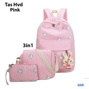 Tas Hvd 3in1 pink