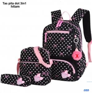 Tas pita dot 3in1 hitam