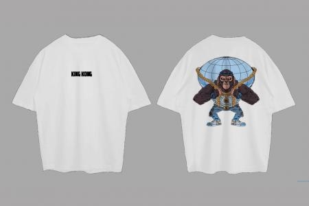 VABA Oversized Tshirt Kingkong | Kaos Streetwear Unisex Ter