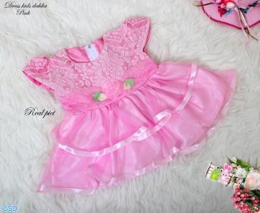 Dress kids dahlia pink