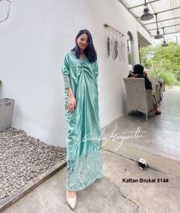 Kaftan Brukat 814# putih