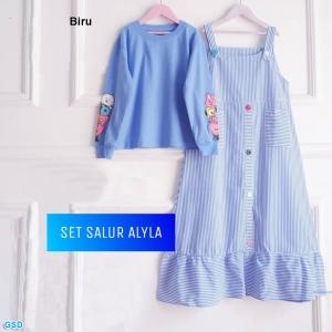 Set Alyla 2in1 Kids hitam