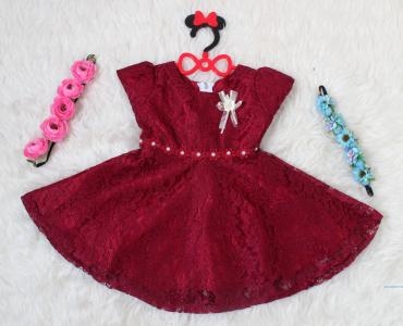 Dress Kids Dori Maroon