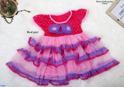 Dress kids peony fanta