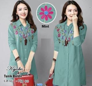 Tunik Yoko Bordir Mint