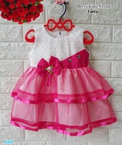 Dress kids nesha red