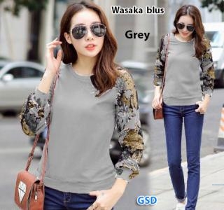 Wasaka blus grey