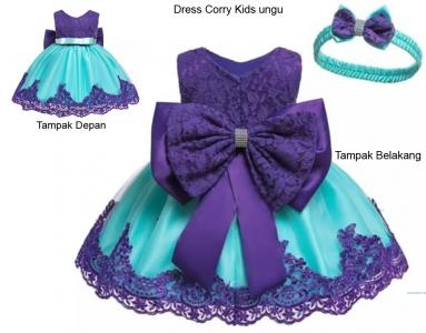 Dress Kids corry ungu