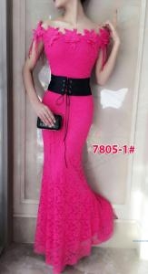 Longdress import 7805-1 pink