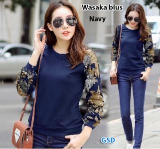 Wasaka blus navy