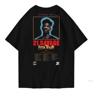 Hi VABA Oversized 21 Savage Tshirt | Kaos Streetwear Unisex Tee