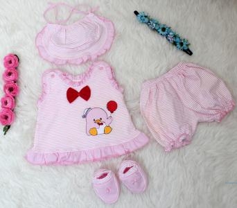 Set bayi salur guin 4in1 pink