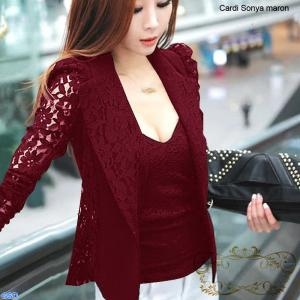 Cardi Sonya maroon