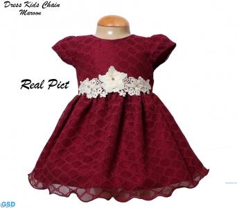 Dress Kids Chain maroon