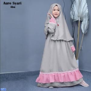 Aure Syari kids dusty pink