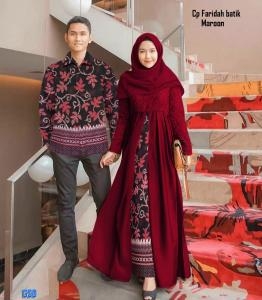 Cp Faridah batik maroon