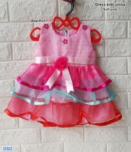 Dress kids unisa soft pink