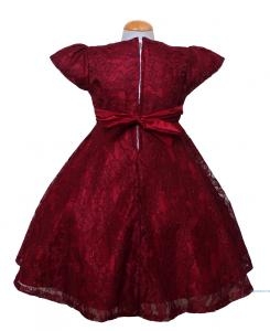 Dress Celsa kids maroon