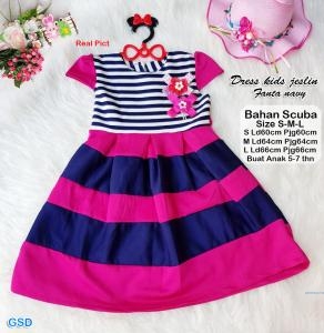 Dress kids jeslin fanta navy