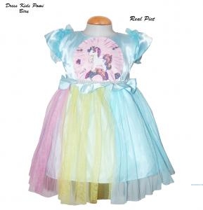 Dress Kids Pomi Biru