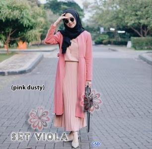 Set Viola 3in1 pink dusty