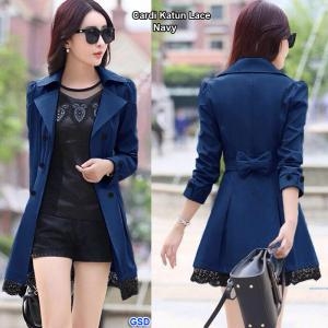 Cardi Katun Lace navy