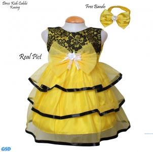 Dress Kids Cabbi kuning