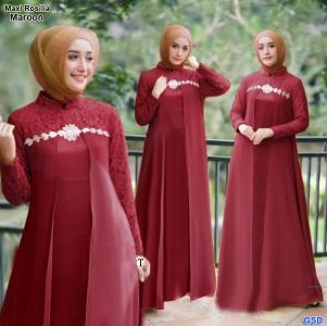 Maxi Rosilia maroon